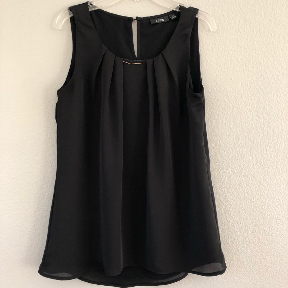 Apt. 9 Black Sleeveless Top XS